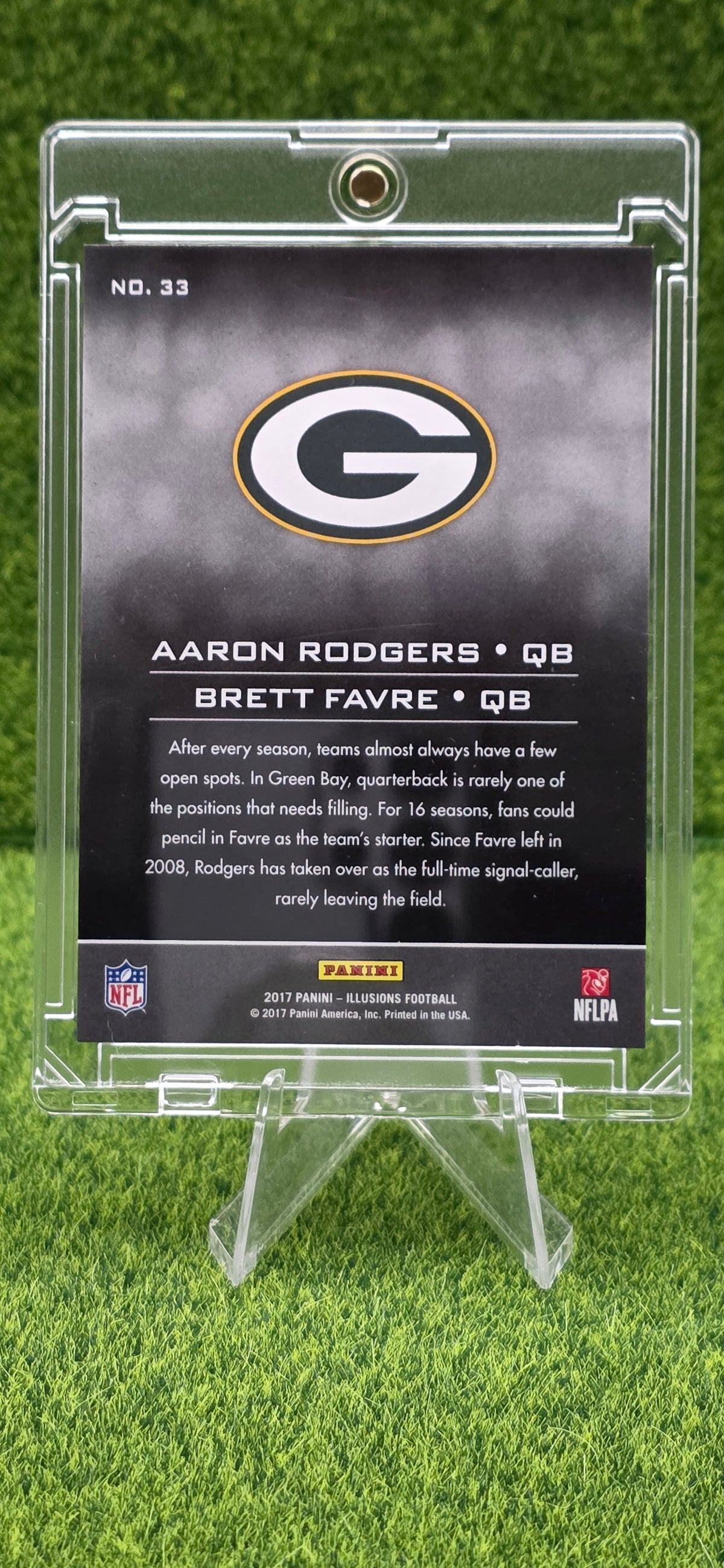 2017 Panini Illusions - Brett Favre and Aaron Rodgers #33