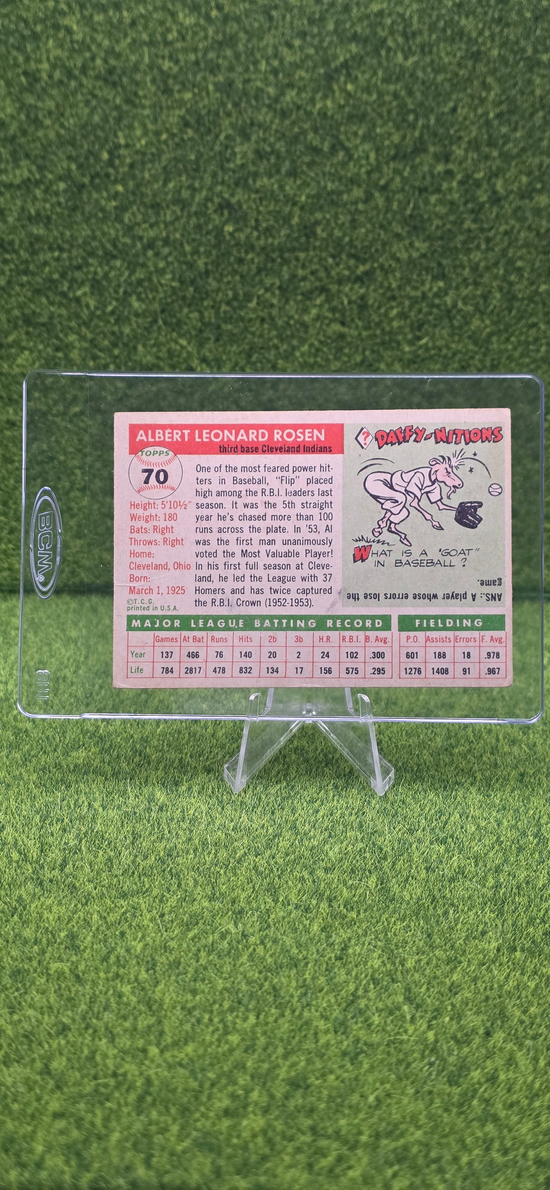1955 Topps - Al Rosen #70