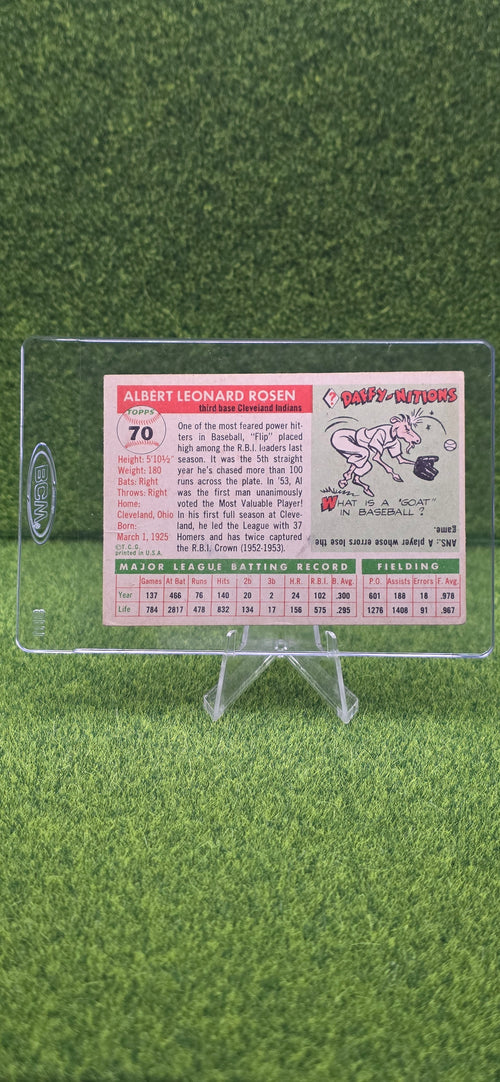 1955 Topps - Al Rosen #70