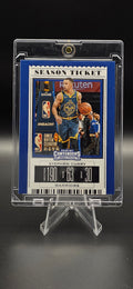 2019-20 Panini Contenders Draft Ticket Blue Foil Stephen Curry #48