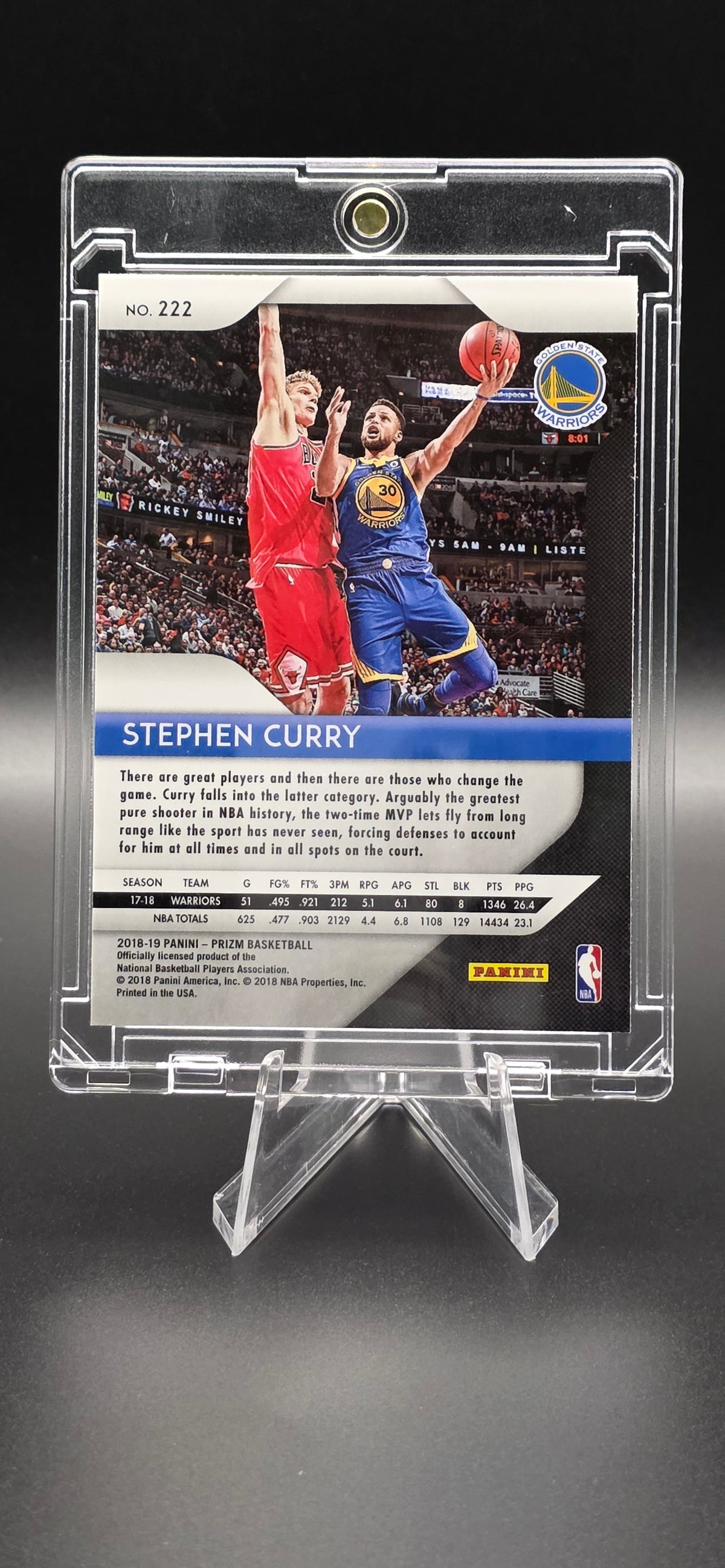 2018-19 Panini Prizm Silver - Stephen Curry #222