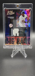 2005 Donruss Leather & Lumber - Big Bang Jerseys Darryl Strawberry #BB-7 (082 of 250)