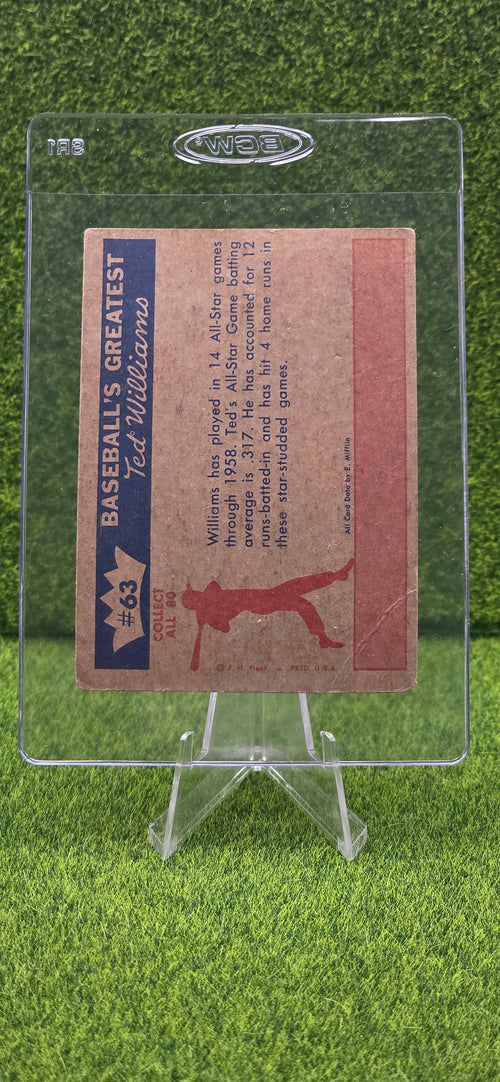 1959 Fleer Ted Williams - Ted Williams #63