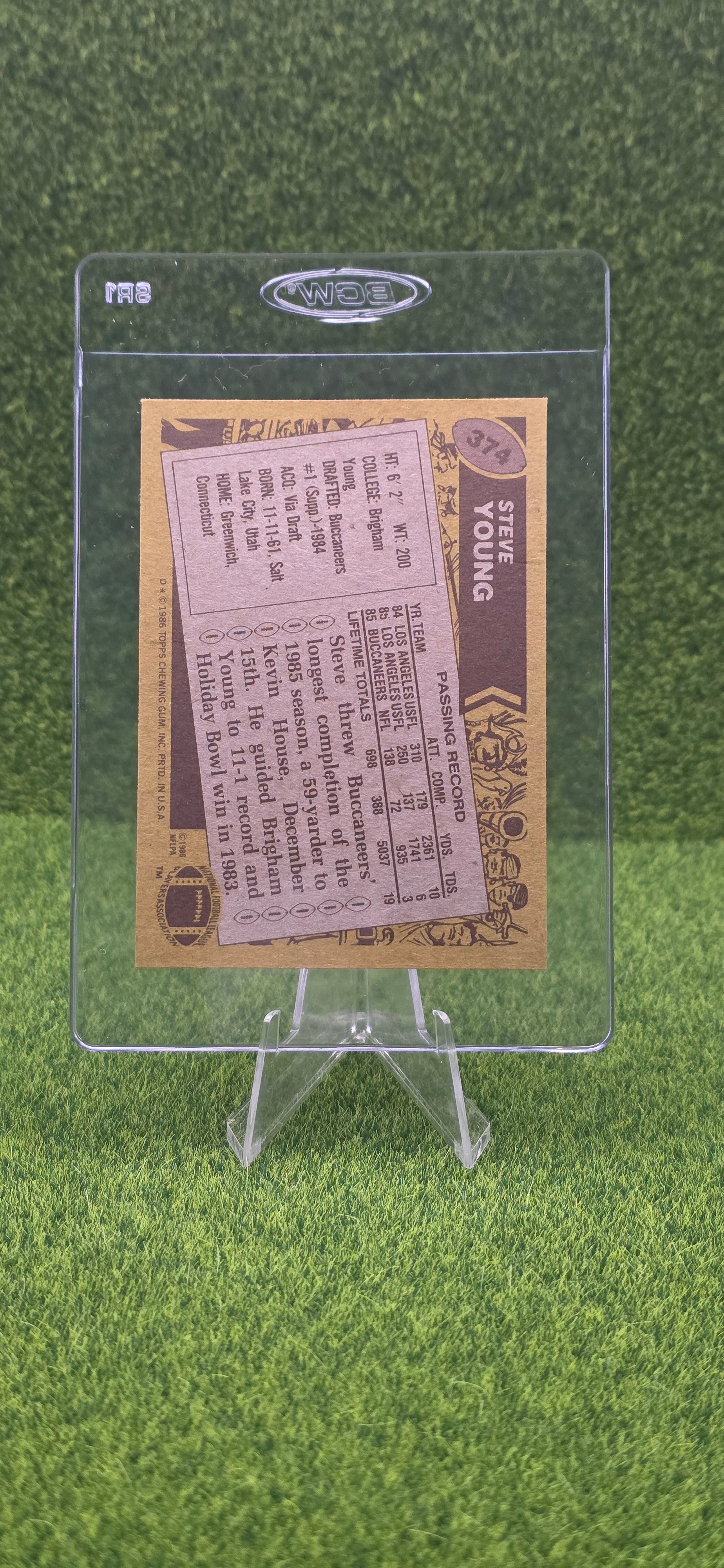 1986 Topps - Steve Young #374 (RC)