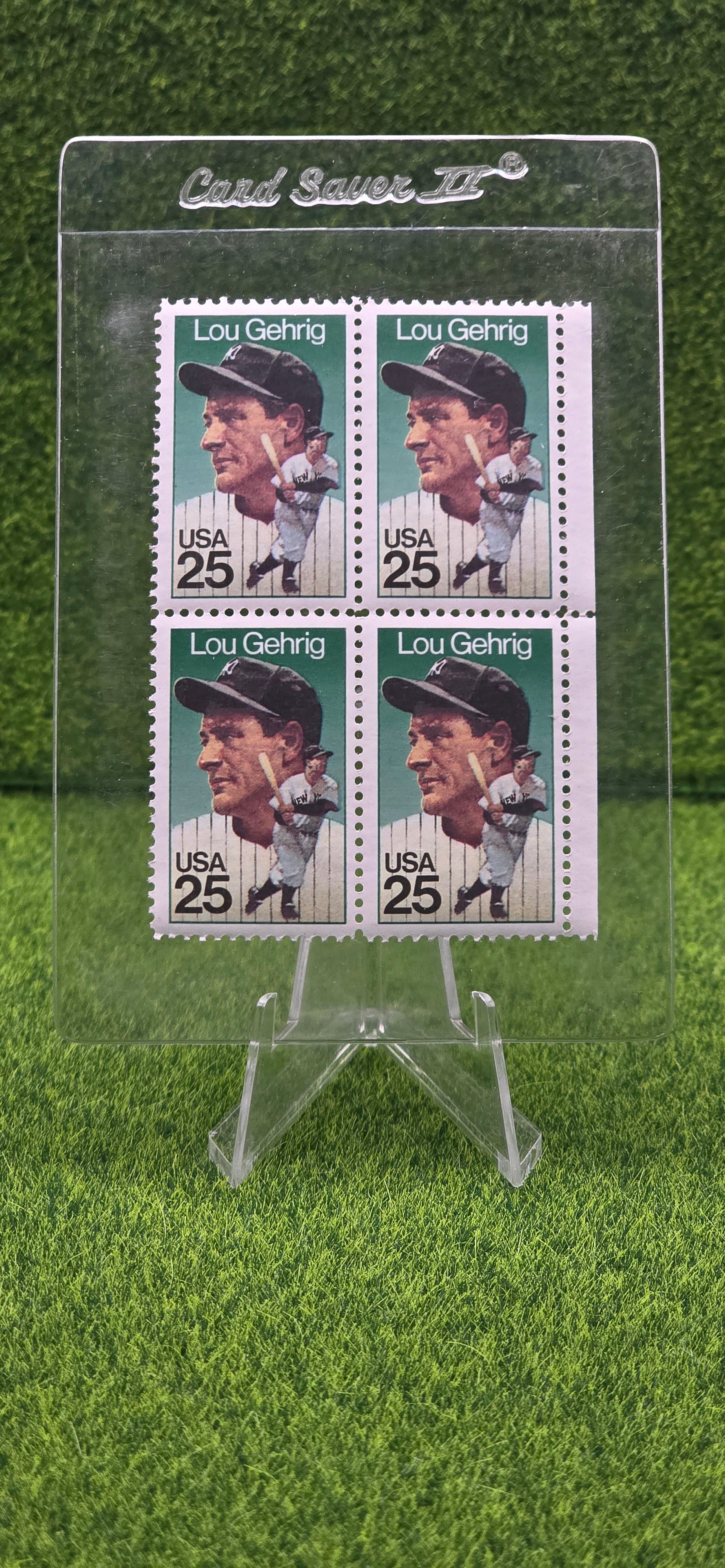 1989 United States Postage Stamp - Lou Gehrig (Scott Catalog #2417)