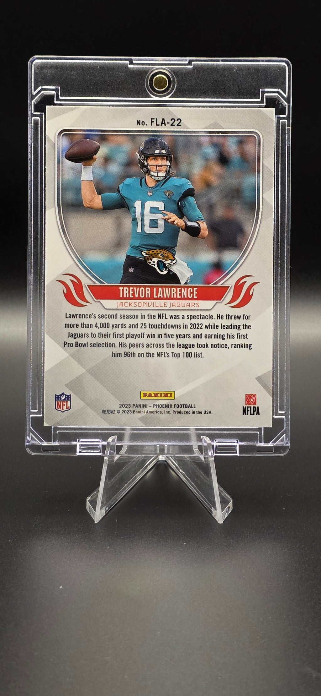 2023 Panini Phoenix - Flame Throwers Trevor Lawrence #FLA-22